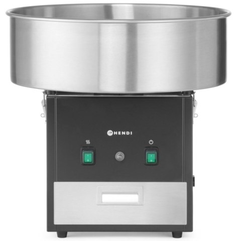 Maszyna urządzenie do waty cukrowej bez pokrywy 52 cm 1130 W - czarna
