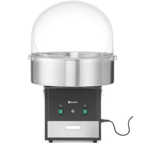 Maszyna urządzenie do waty cukrowej bez pokrywy 52 cm 1130 W - czarna