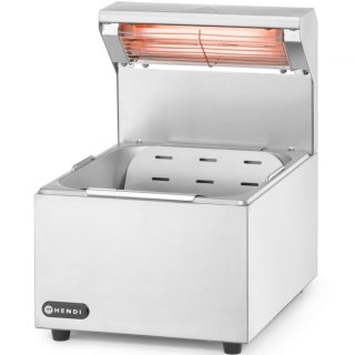 Podgrzewacz do frytek z lampą grzewczą GN 1/2 400 W