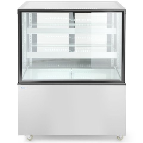 Witryna chłodnicza przeszklona ekspozycyjna 2 półki 300 l 480 W