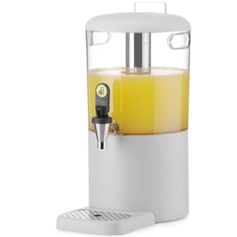 Dyspenser dozownik chłodzący do soków napojów UNIQ 4 l - biały