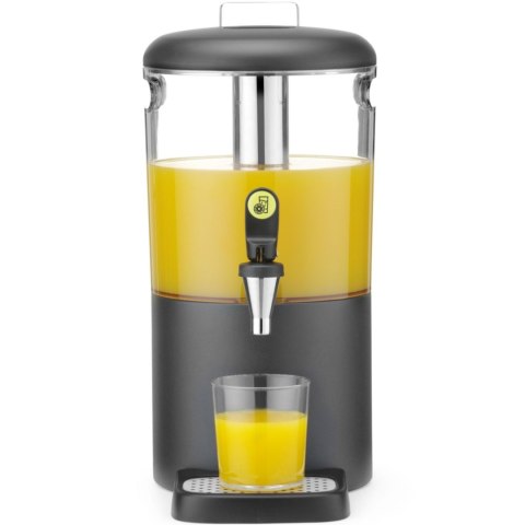 Dyspenser dozownik chłodzący do soków napojów UNIQ 4 l - czarny