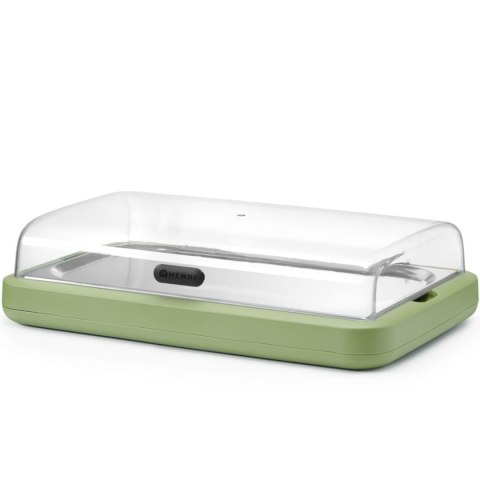 Witrynka ekspozycyjna z wkładem chłodzącym UNIQ GN 1/1 - zielona