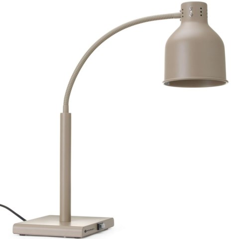 Lampa grzewcza stołowa do podgrzewania potraw giętka 250 W - beżowa
