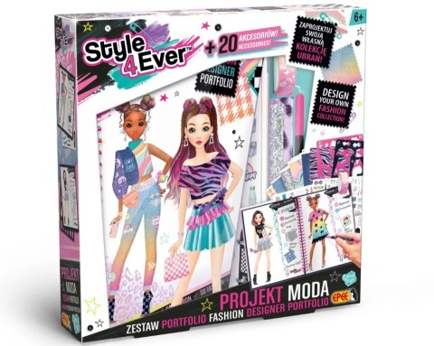 Zestaw kreatywny Projekt Moda  Portfolio