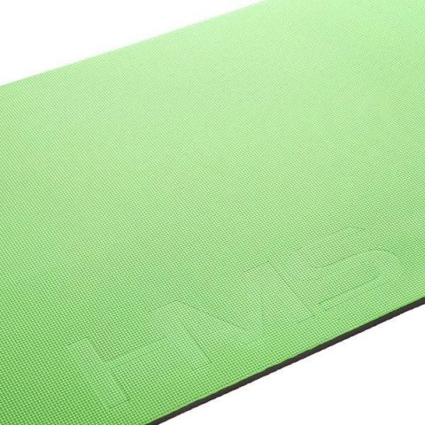 MFK08 GREEN-BLACK MATA FITNESS KLUBOWA Z OTWORAMI 140*60CM EVA 15MM HMS PREMIUM