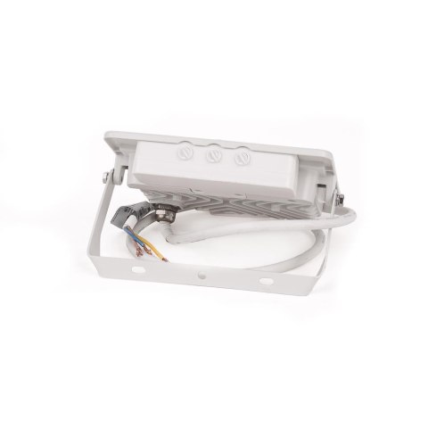 Projektor LED V-TAC 30W SAMSUNG CHIP czujnik ruchu biały przewód 1M VT-138S-1 4000K 2340lm 5 lat gwarancji