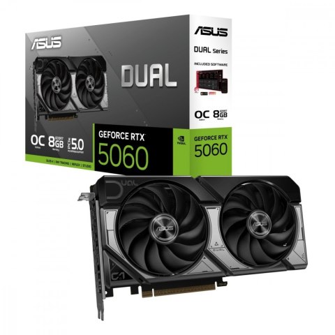 Karta graficzna GeForce RTX 5060 Dual OC 8GB GDDR7 128BIT HDMI 3DP