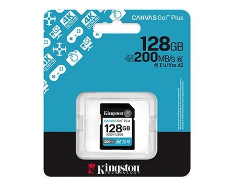Karta pamięci SD 128GB Canvas Go Plus 200/MB/s C10 U3 V30