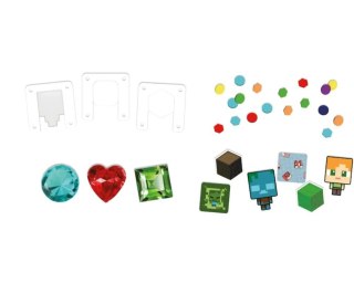Zestaw uzupełniający Naklejkomat 3D - Minecraft