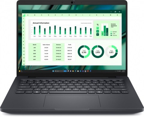 Stacja robocza Dell Pro Max 14 MC14250 Win 11 Pro U5 235H 16GB 512GB Gen4 14 FHD+ UMA GPU FgrPr&SmtC  IR Cam Mic WLAN + BT Backl