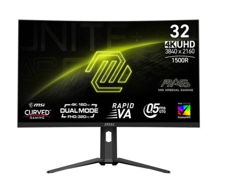 Monitor MAG 321CUPDF 31.5 cala LED UHD Curved 160HZ Black