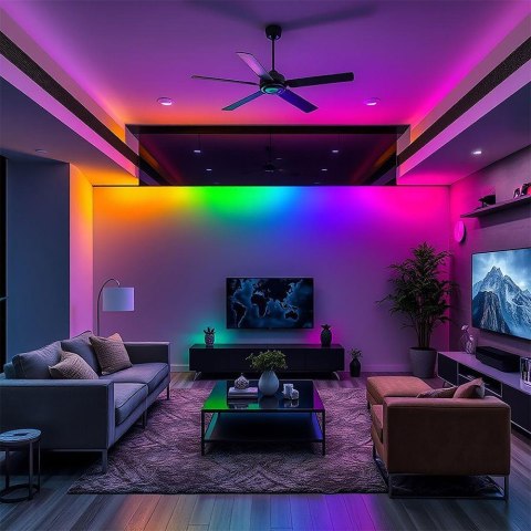 Neon flex V-TAC 5mb Sterownik USB Magic RGB DC 5V VT-562 RGB 3 lata gwarancji