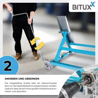 Podnośnik uchylny 3T 3000 kg - profesjonalny podnośnik samochodowy do warsztatu