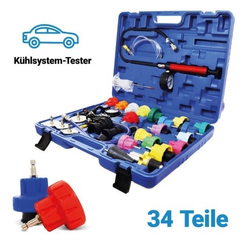 Bituxx 34 częściowy tester układu chłodzenia   ciśnieniowy test szczelności i napełnianie chłodnicy