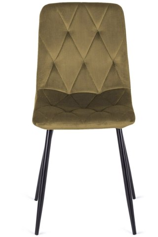 Krzesło tapicerowane BORGO VELVET BROWN