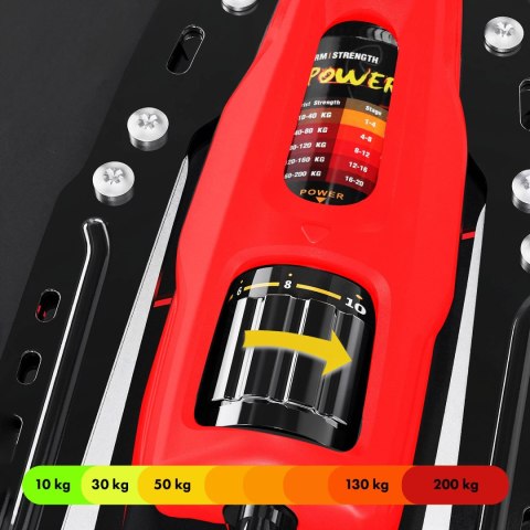 F1020 PRO HYDRAULICZNY ŚCISKACZ DO ĆWICZEŃ Z LICZNIKIEM HMS