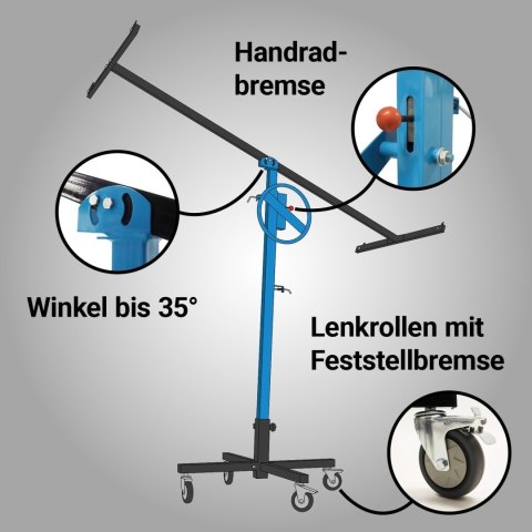 Podnośnik do płyt gipsowych i dachowych Biuuux udżwig do 75kg