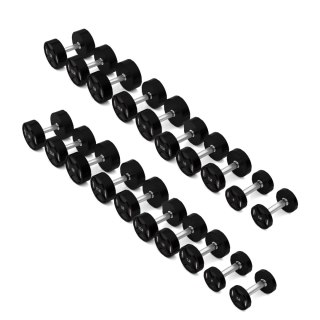 HPC SET ZESTAW HANTLI POLIURETANOWYCH 2 x 2.5 - 25 KG CPU - 275 KG HMS