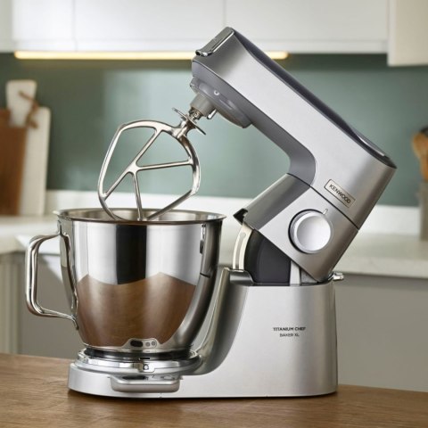 Robot planetarny Titanium Chef Baker XL blender 2 misy 7l 5l 1200 W - srebrny