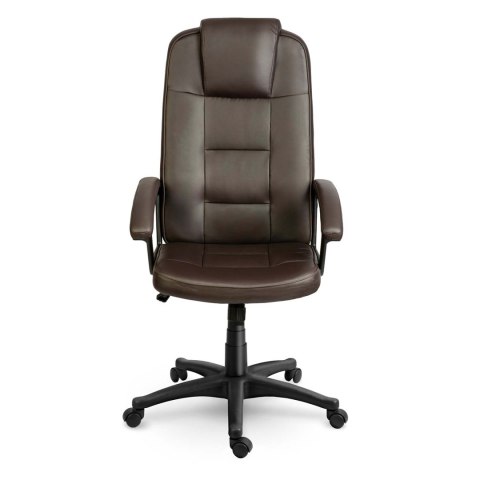 Fotel biurowy obrotowy Sofotel cimny brąz