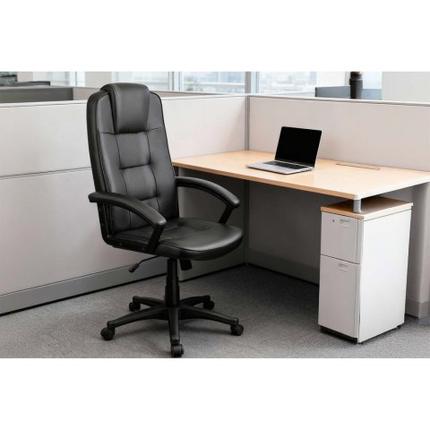 Fotel biurowy obrotowy Sofotel czarny