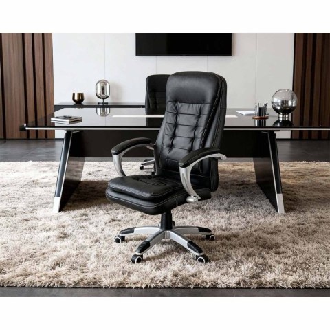 Fotel biurowy obrotowy Sofotel czarny