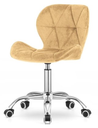 Krzesło obrotowe VASTO OFFICE VELVET BEIGE