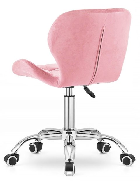 Krzesło obrotowe VASTO OFFICE VELVET PINK