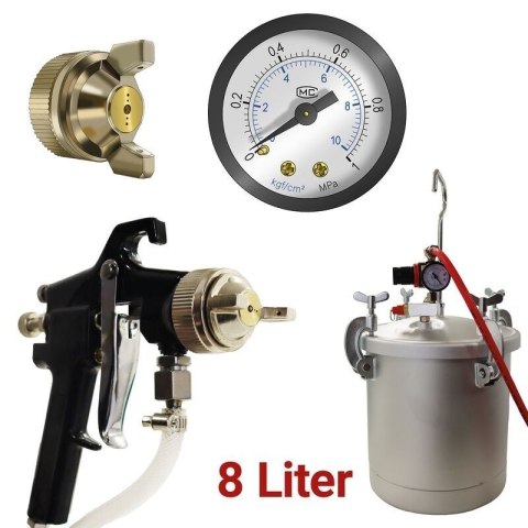 Profesjonalna system natryskowy lakierniczy HVLP z dyszą 1,4 mm 600 ml