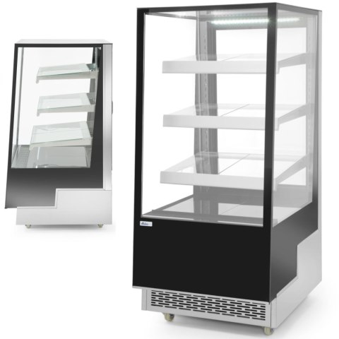 Witryna chłodnicza przeszklona ekspozycyjna 3 półki 300 l 480 W