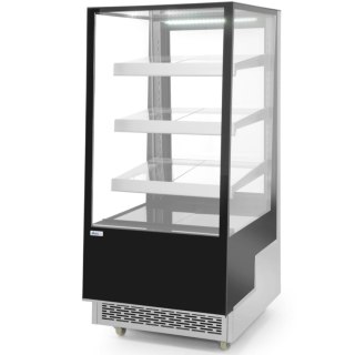 Witryna chłodnicza przeszklona ekspozycyjna 3 półki 300 l 480 W