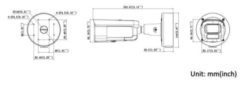 Kamera IP Hikvision DS 2CD2667G3 LIZS2UY SL(2.8 12mm)
