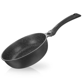 Patelnia Granitowa Głęboka Wysoka Gaz Indukcja Grande 28 cm