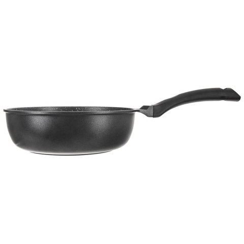 Patelnia Granitowa Głęboka Wysoka Gaz Indukcja Grande 28 cm