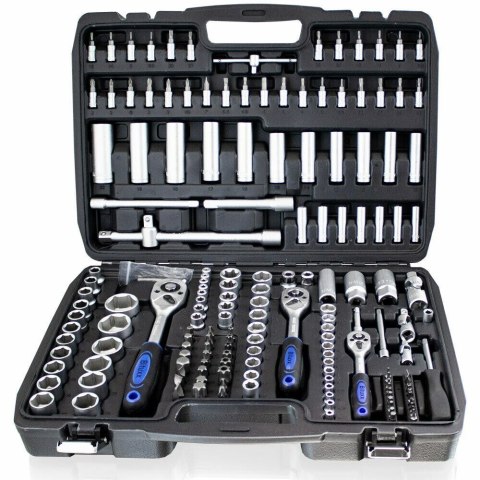 ZESTAW NARZĘDZI 171 ELEMENTÓW WALIZKA BITUXX KLUCZE NASADOWE