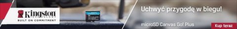 Karta pamięci microSD 128GB Kingston CanvasGo! Plus 200MB s A2 U3 V30 + adapter