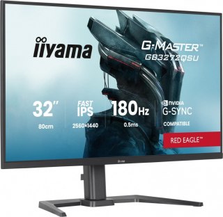 Monitor 31 5 cala GB3272QSU-B1 QHD IPS 180Hz 2xHDMI DP 400CD  2xUSB 3 2   2xUSB-C G-SYNC Compatible  2x5W    HAS 150