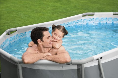 Basen stelażowy Power Steel 305x200x84 10x6FT BESTWAY + 5w1 + ChemConnect