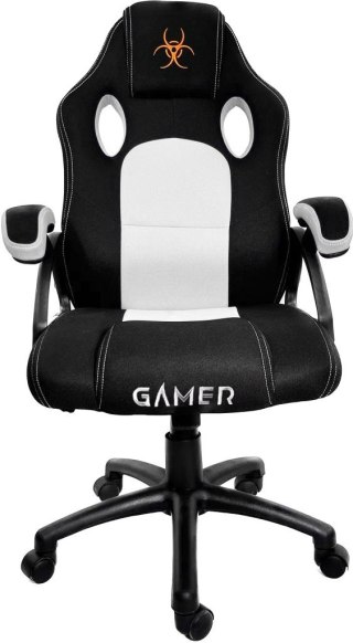 Fotel obrotowy do biurka CARRERA M WHITE FABRIC