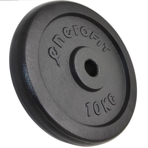OBCIĄŻENIE ŻELIWNE CZARNE 10KG ENERO FIT fi26,5 1 szt.