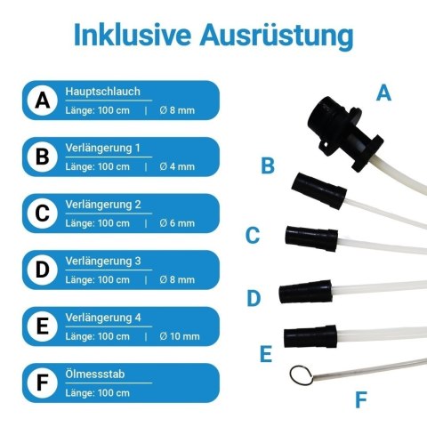 Ręczna pompa do odsysania oleju pojemność 6,5 litra pompa olejowa ręczna pneumatyczna