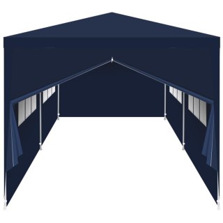 PAWILON NAMIOT OGRODOWY CATERINGOWY PE 6x3M + 6 ŚCIANEK GRANATOWY