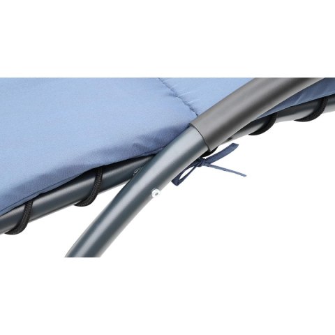 LEŻAK FOTEL Z PARASOLEM BERGAMO 200x125x180CM GRANAT