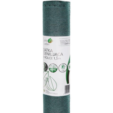 SIATKA CIENIUJĄCA 140G/M2 1.5X25M CIEMNO ZIELONA