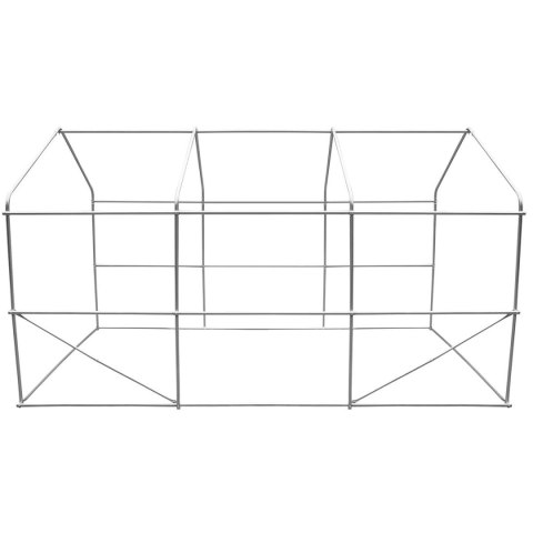 SZKLARNIA TUNEL OGRODOWY 200x350x200CM PE KONSTRUKCJA STAL ZIELONA