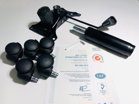 .Fotel obrotowy do biurka CARRERA M ALCANTARA DARK BLUE