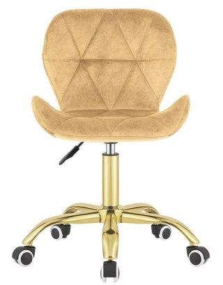 Krzesło obrotowe VASTO OFFICE VELVET SUNNY GOLD