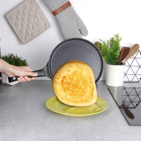 Patelnia do Naleśników Placków Granitowa Nieprzywierająca Trwała ORION 26 cm
