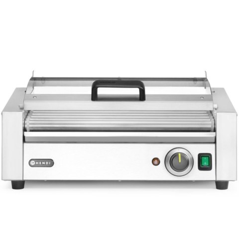 Podgrzewacz rolkowy do parówek hot-dogów z pokrywą 9 rolek 45 cm 790 W